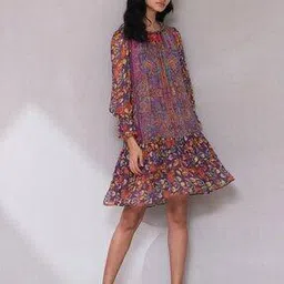 aarke ritu kumar Floral Print A-Line Dress-picture-36