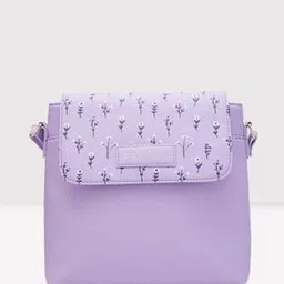 caprese Women Floral Print Sling Bag with Snap-Button Closure-picture-44