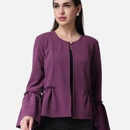 popwings Front-Open Shrug with Pearl Button-Loop Closure-picture-20