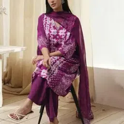 biba Women Abstract Print Straight Kurta Set-picture-50