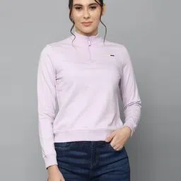 allen solly Half-Zip Sweatshirt with Ribbed Hems-picture-53