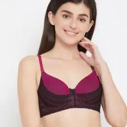 clovia Women Solid Padded Full Cup Underwired T-shirt Bra-picture-32