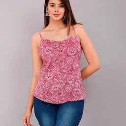 cholki Floral Print Cotton Top-picture-38