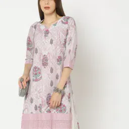 dhuni by avaasa Women Printed Straight Kurta-picture-27