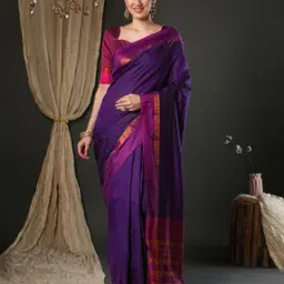 ri-wah Women Embroidered Design Traditional Saree-picture-10