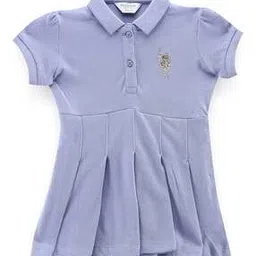 u.s. polo assn. Pleated Cotton Polo T-Shirt Dress-picture-33