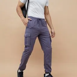 kappa Men Joggers with Elasticated Drawstring Waist-picture-31
