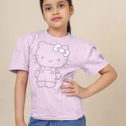 kidsville Girl Regular Fit Round-Neck T-Shirt-picture-49