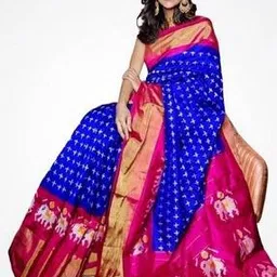 revangi Women Printed Saree with Contrast Border-picture-47