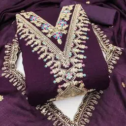 svaraa Women Embellished Unstitched Dress Material-picture-33