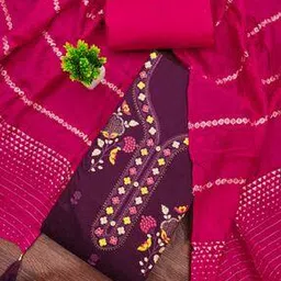 svaraa Women Embellished Unstitched Dress Material-picture-10