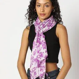 yousta Women Floral Print Scarves with Tassels-picture-29