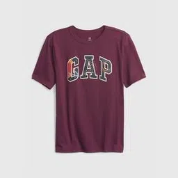 gap kids Logo Print Slim Fit Round-Neck T-Shirt-picture-16