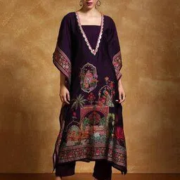 svaraa Women Printed Angrakha Kurta Set-picture-36