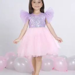 ministitch  Girls Round Neck Fit and Flare Dress-picture-31