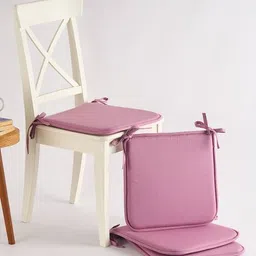 skanda fab Set of 4 Square Shaped Chair Pad 16" x 16" image 1