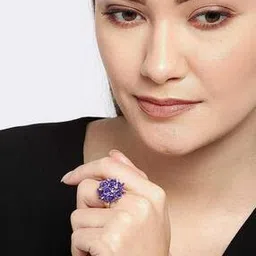 youbella Gold-Plated Stone-Studded Ring-picture-21