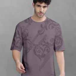 bullmer Men Graphic Oversized Fit T-shirt image 1