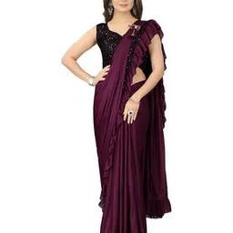 samai Women Woven Saree with Embellished Border -picture-34