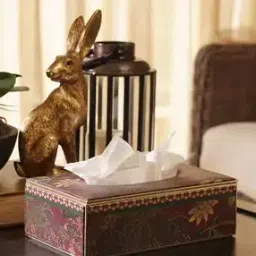 pure home and living Printed Square Faux Leather Tissue Box-picture-24