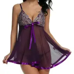beach curve Women Lace Babydoll Nighties-picture-22