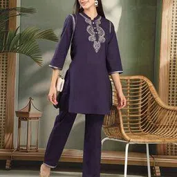 nayam by lakshita Women Embroidery Straight Kurta Set-picture-30