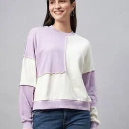 club york Colourblock Crew-Neck Sweatshirt-picture-48