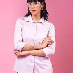 crimsoune club Women Regular Fit Shirt with Spread Collar-picture-17