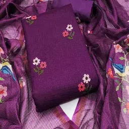 nyrika Women Floral Unstitched Dress Material image 1