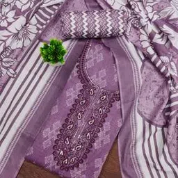 revangi Women Printed Unstitched Dress Material-picture-13