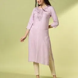 acai Women Straight Kurta with Embroidery-picture-42