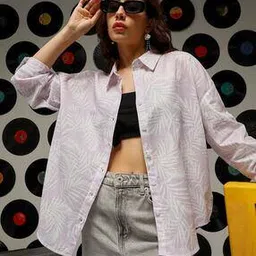 campus sutra Women Typographic Print Shirt-picture-37