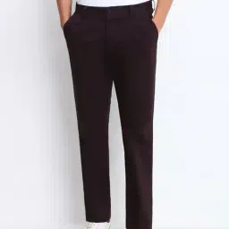 allen solly Men Straight Fit Pleated Trousers image 1