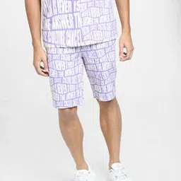 jack & jones Typographic Print Knit Shorts with Drawstring Waist-picture-13