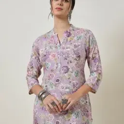 soch Women Floral Print Straight Tunic-picture-32