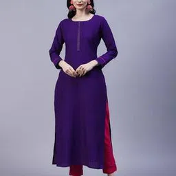 fashor Striped Straight Kurta Set-picture-38