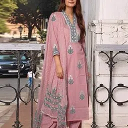 gosriki Women Floral Straight Kurta Set-picture-11