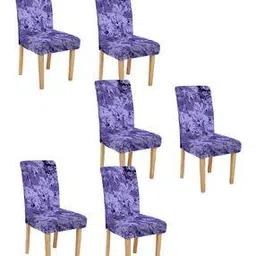 cortina eyelet curtain Pack of 6 Printed Washable Chaircovers-picture-18