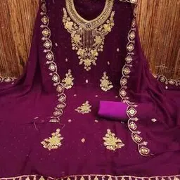 svaraa Women Embellished Unstitched Dress Material-picture-35