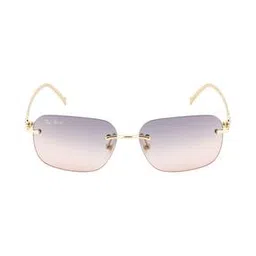 ted smith Men UV Protected Rimless Rectangle Sunglasses-picture-18