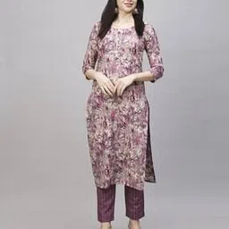 gosriki Women Floral Straight Kurta Set-picture-50