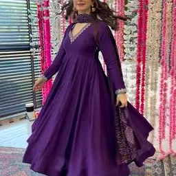 nyrika Women Embroidery Flared Kurta Set-picture-42