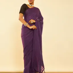 soch Women Chiffon Saree with Tassels-picture-14