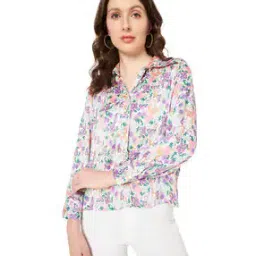 madame Women Relaxed Fit Floral Print Shirt-picture-13