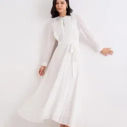 styli Women Keyhole Neck A-Line Maxi Dress image 1