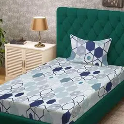 arrabi Cotton Bedsheet With 1 Pillow Cover-picture-32