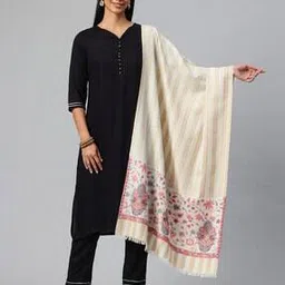 swi stylish Women Floral Wool Stole-picture-34