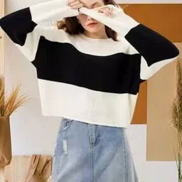 amreliya enterprise Women Colourblock Oversized Fit T-Shirt-picture-51