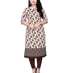 revangi Women Floral Print Straight Kurti-picture-34