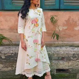 autumn lane Women Floral Print A-Line Dress-picture-14